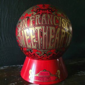 Benefit Cosmetics Limited Ed Chinatown San Francisco Sweethearts Tin Canister